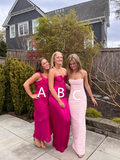 Elegante vestido de fiesta de corte recto, vestido de noche moderno Y7330