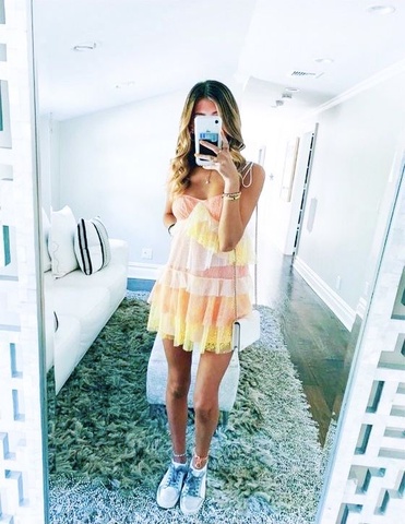 Robe de soirée chic et colorée Y3008