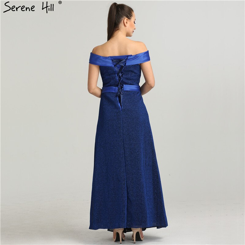 On Sale no return no refundSale Newest Off The Shoulder Formal Dress Fashion Sexy Glitter Beach Evening Gowns 2025 Real Photo LA6454