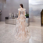 Women's Sexy Evening Dress Sleeveless Prom Dresses for Women Long Formal Dresses