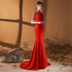 Robe de soirée sirène pour femme, nouvelle collection de robes de mariée pour fête de mariage, robes longues formelles 