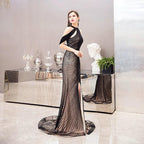 Robe de soirée sexy pour femme, robe de soirée longue perlée, robe de bal pour femme 