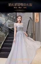 Vestido de noche de corte A para mujer, vestido de fiesta sexy sin mangas con cuentas, vestido formal para mujer 