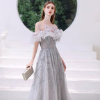 Baoleely Women's A-Line Evening Dress Beaded Sexy Prom Dresses Long Formal Dresses for Women
