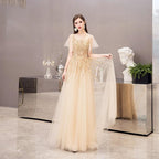 Robe de soirée trapèze sexy pour femme, robe de bal perlée, robe de soirée 