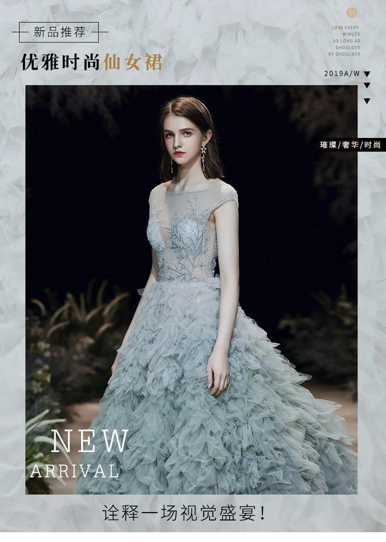 Robe de soirée longue pour femme 
