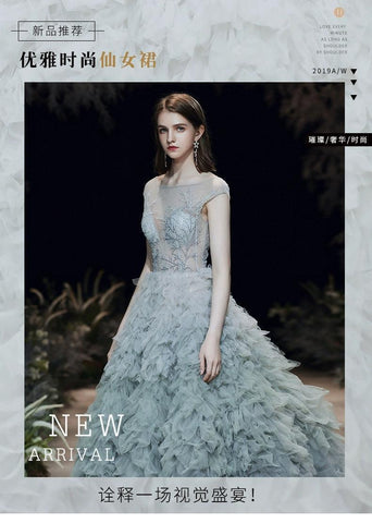 Robe de soirée longue pour femme 