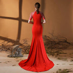 Robe de soirée sirène pour femme, nouvelle collection de robes de mariée pour fête de mariage, robes longues formelles 