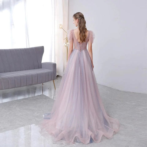 Robe de soirée trapèze sexy pour femme, robe de bal en dentelle, robe de soirée sans manches 