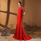 Robe de soirée sirène pour femme, nouvelle collection de robes de mariée pour fête de mariage, robes longues formelles 