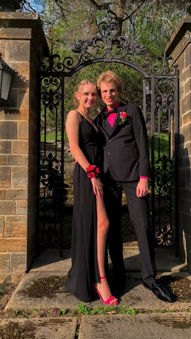 Vestido de fiesta negro sencillo de corte A, vestido de noche negro, vestido de baile de invierno Y5447