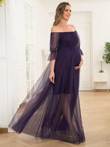 Vestidos de maternidad formales para baby shower 