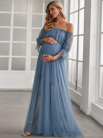 Vestidos de maternidad formales para baby shower 