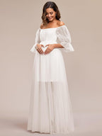 Vestidos de maternidad formales para baby shower 