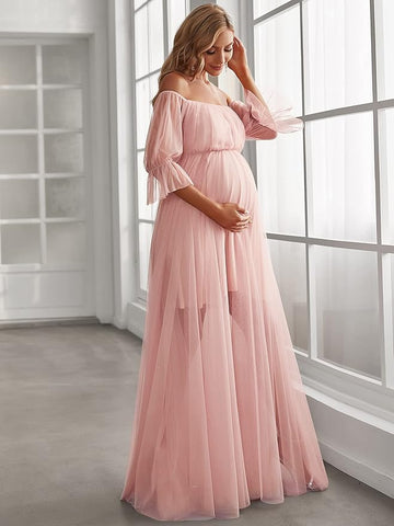 Vestidos de maternidad formales para baby shower 