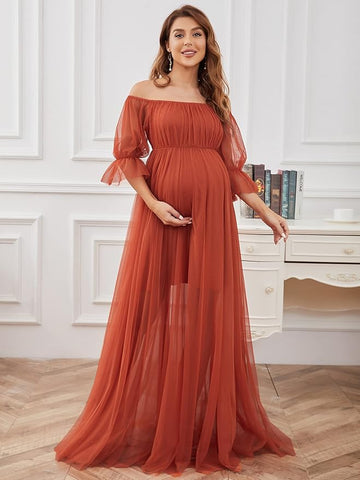 Vestidos de maternidad formales para baby shower 