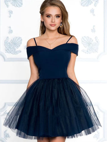 Off the Shoulder Homecoming Dresses SYH72