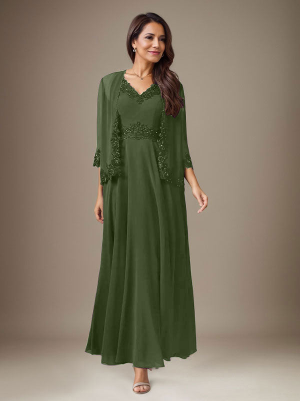 Vestido de gasa con lentejuelas color ciruela, corte en A 