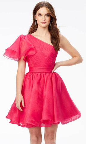 One Flutter Sleeve Cocktail Dress SYH108