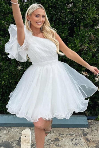 One Flutter Sleeve Cocktail Dress SYH108