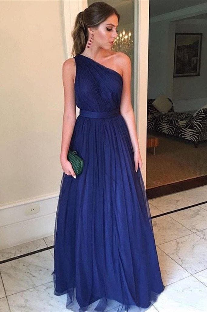 Vestido de fiesta de un solo hombro, atuendo para fiesta navideña