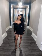 Vestido corto de cóctel para chica negra para su 21 cumpleaños (Y2105)