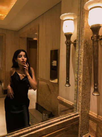 Elegant Black V Neck Evening Dress Simple Black Evening Gown Y7326