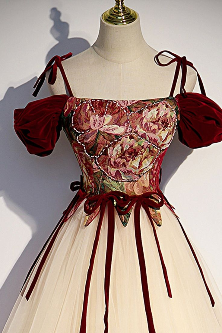 Vestido largo de fiesta de corte A, estilo gala, con tirantes finos y tul color champán Y7952