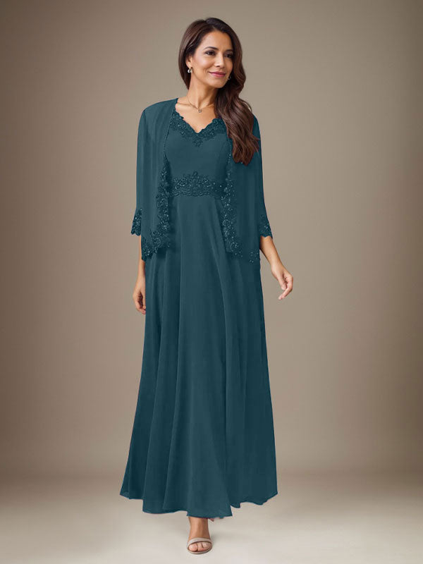 Vestido de gasa con lentejuelas color ciruela, corte en A 