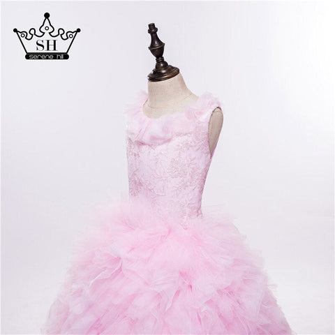 Pink Cloud Flower Girl Dresses Cloud Baby Cloudy Puffy Ball Gown  Flower Girl Dress Plus Size Custom Made HTA0053 2025