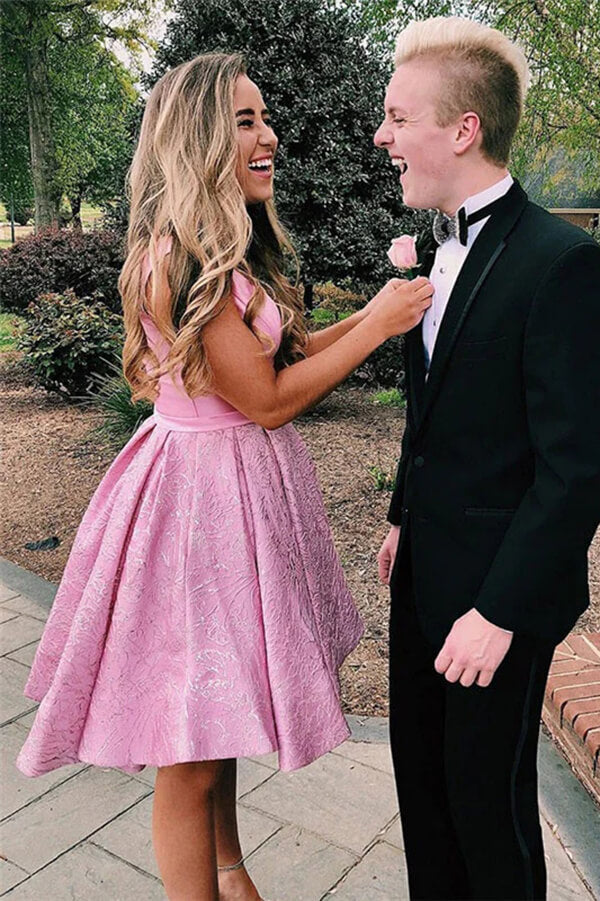 Robe de bal de fin d'année en satin, coupe trapèze, col en V, avec poche, robe de remise de diplôme