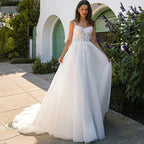 Vestidos de novia de sirena con espalda descubierta, escote cuadrado, hombros descubiertos, sin mangas, estilo boho, con cola, preciosos y sexys, colección 2023 