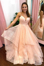 Princess Lavender Tiered Tulle Formal Dress SYP111
