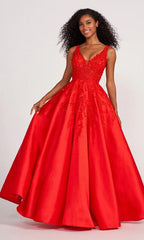 Robe de bal lilas avec papillons 3D SYP58