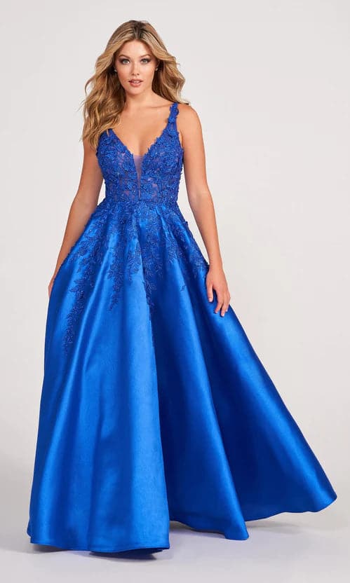 Robe de bal lilas avec papillons 3D SYP58