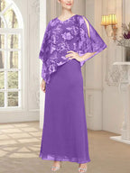 Robe longue en maille pailletée avec corsage asymétrique original 