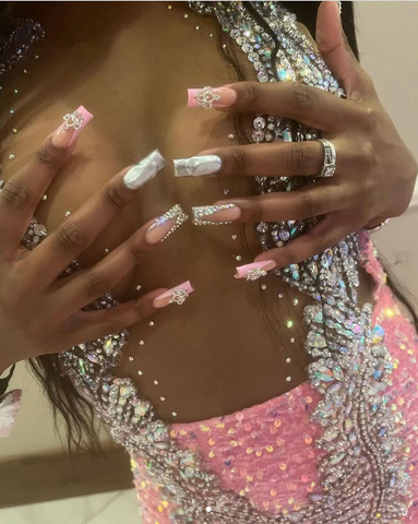 Precioso vestido de noche rosa con lentejuelas y cuentas, estilo sirena, modelo Y8016