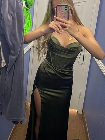 Robes de bal bleu roi à décolleté cœur, robes de soirée longues bleu roi Y378