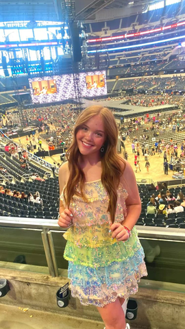 Women Sequin Glitter Layered Homecoming Dress Y2476