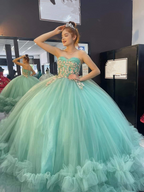 Robe de bal bustier en tulle, robe de 16 ans, robe de princesse, Y2459