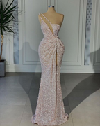 Robe de soirée sirène élégante avec fente haute Y6663