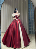 Elegante vestido de gala con hombros descubiertos, vestido para el 18 cumpleaños Y7161