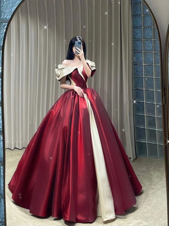 Elegante vestido de gala con hombros descubiertos, vestido para el 18 cumpleaños Y7161