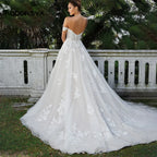 RODDRSYA Elegant A-line Lace Wedding Dresses For Women Appliques Off-Shoulder Bridal Gown Backless Sweep Train Vestidos De Noiva
