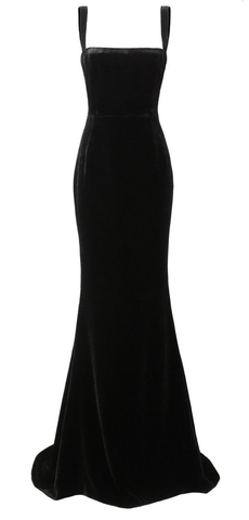 Robe de bal sirène noire glamour, robe de soirée noire Y2923