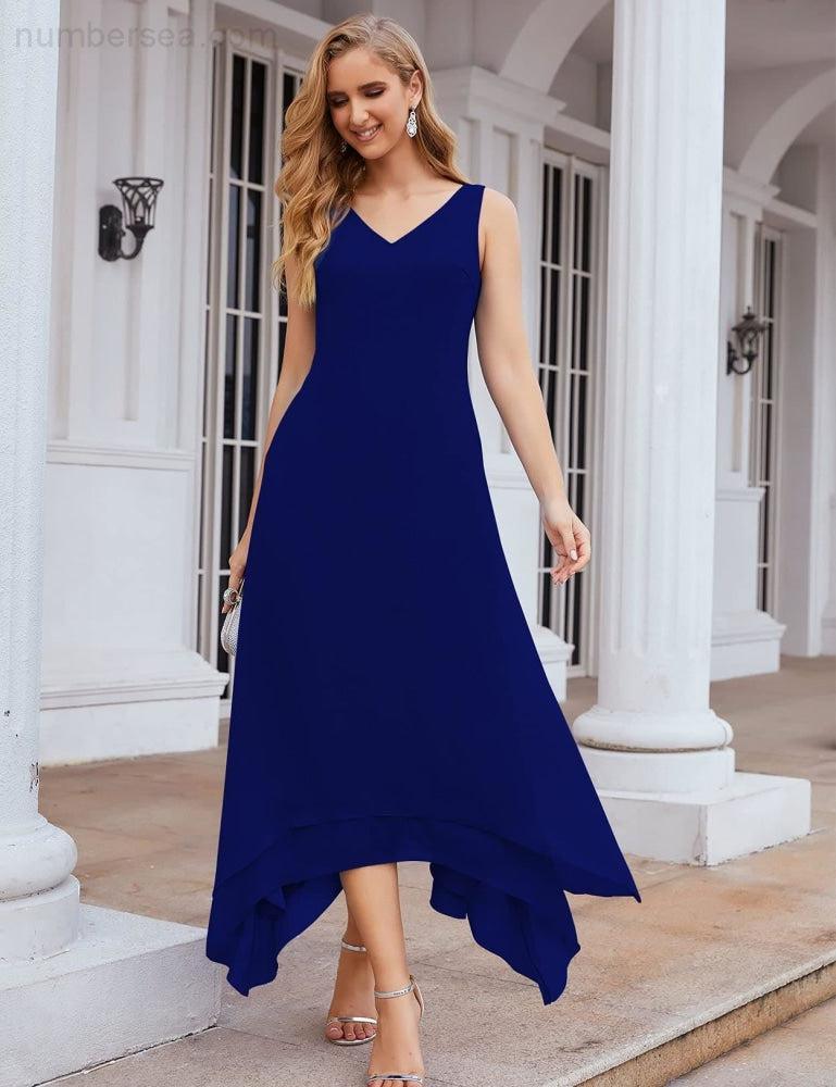 Vestidos de chifón de talla grande para la madre de la novia con chaqueta, vestidos formales para boda SY28073 