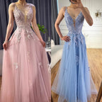 Luxury Sage Green Lace A-Line Prom Dress with Spaghetti Straps LA73005
