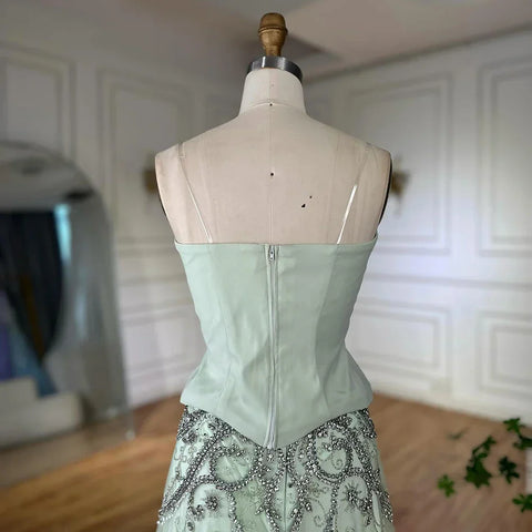 Vestido de noche árabe de lujo, elegante, para bodas y fiestas formales LA72809