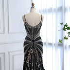 Luxury Nude Corset Beaded Mermaid Evening Dress LA72803A