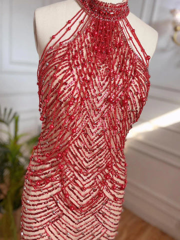 En solde, aucun retour ni remboursement. Robe de soirée sirène sexy et élégante LA6227